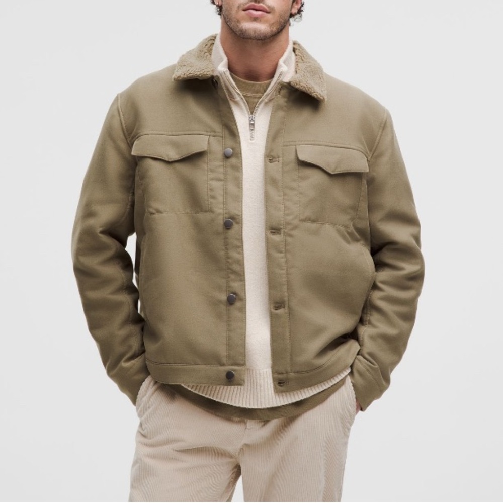 Men’s Lululemon Sueded Utility Jacket, XL